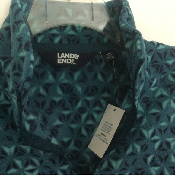 NWT Lands End 1\4 Zip Fleece Size M - Picture 6 of 8